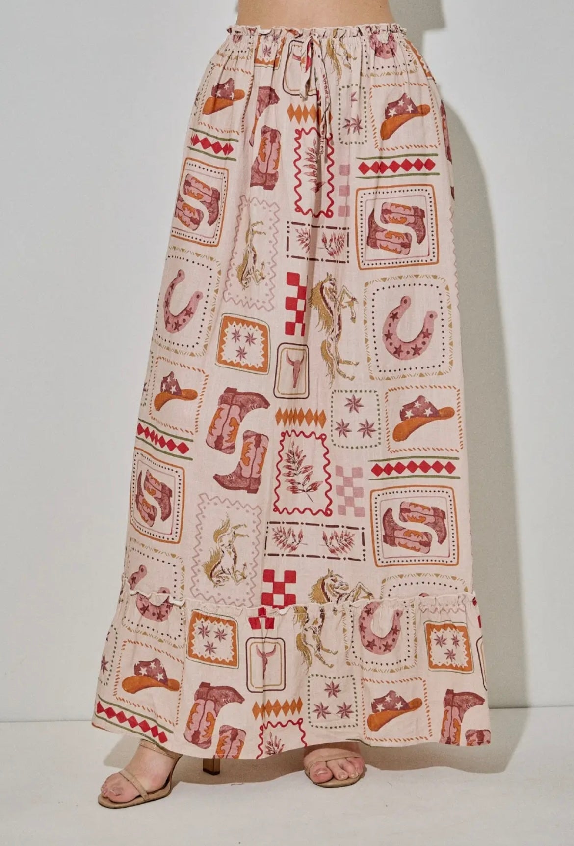 Western Maxi Skirt