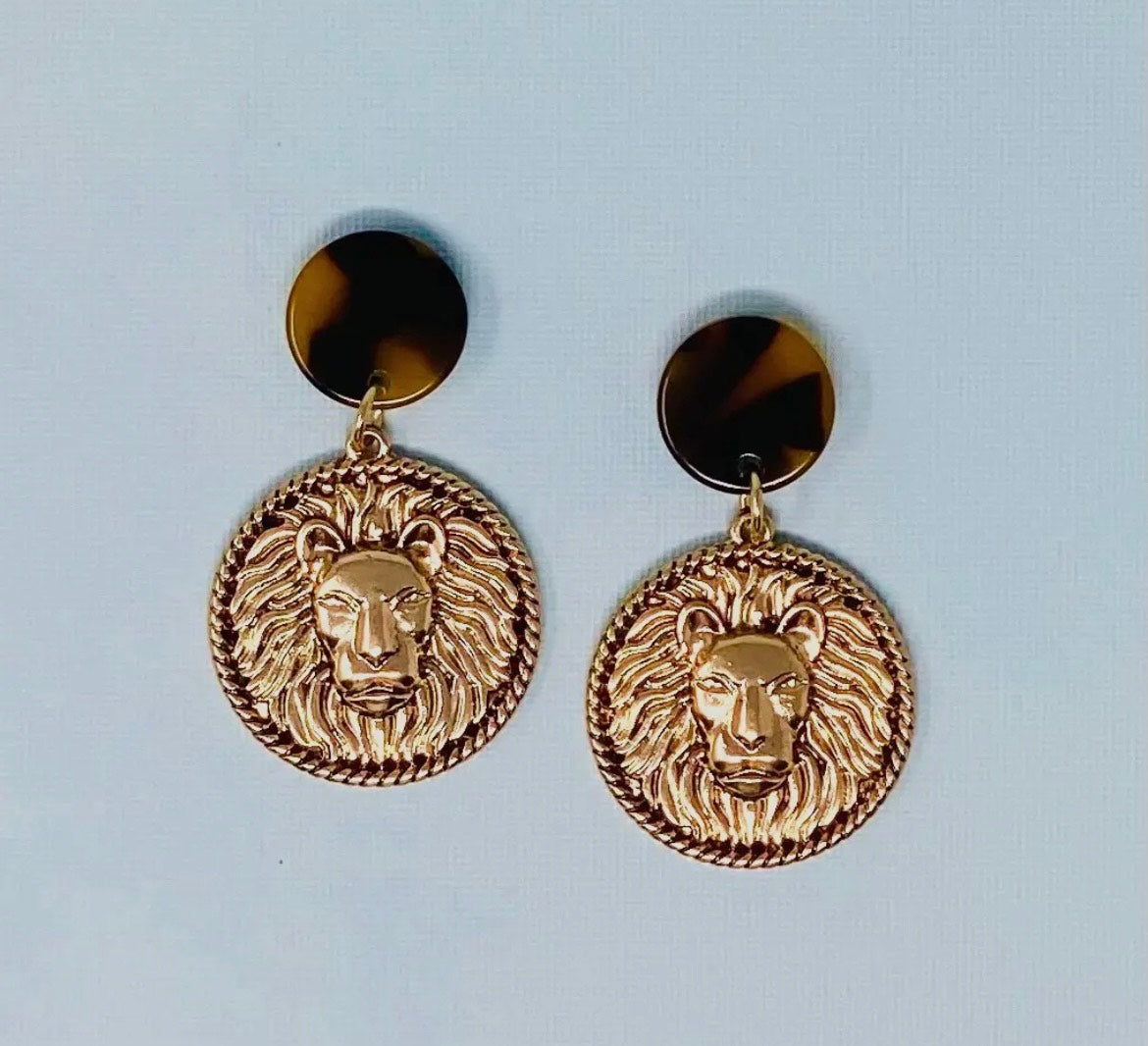 Fierce Lion Earrings