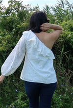 Load image into Gallery viewer, Dainty Daisy Eyelet Top
