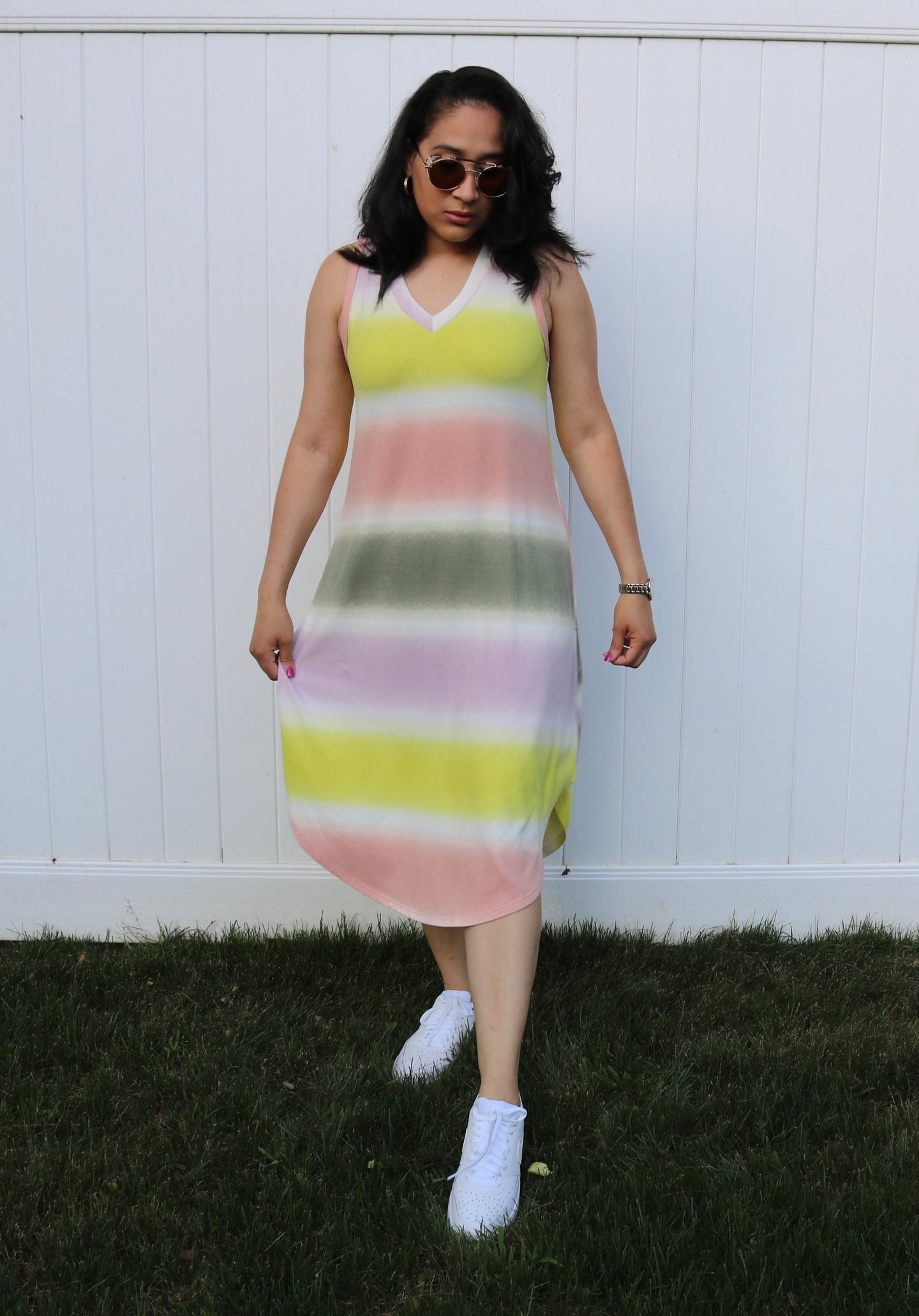 Lime Light Midi Dress